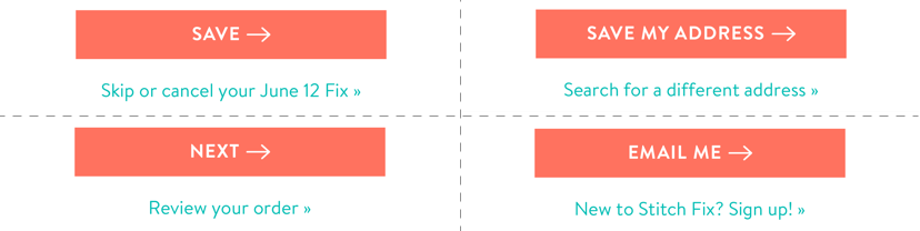 A few of our call-to-action layouts